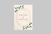 Elegant Wedding Invitation Suite, a Templates & Theme by studiogstock (Thumbnail 4 of 4)