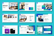 Direct – Business PowerPoint Templat, a Presentation Template by Dens Creative Studio (Thumbnail 2 of 6)