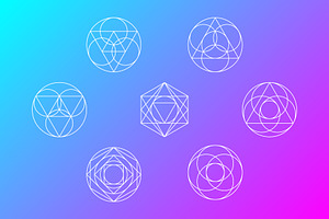 Geometric Shapes Set of 7