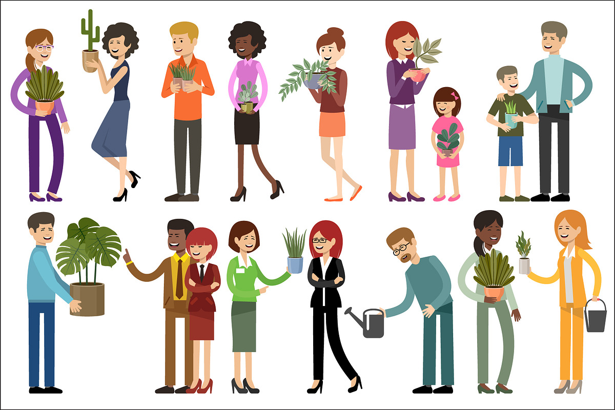 Flower and Home Plant Store, a Decorative Illustration by Gurza SHOP (Photo 8 of 8)