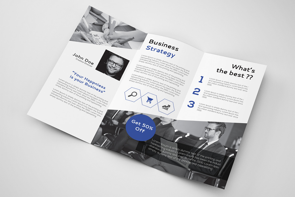 Clean Trifold Brochure, a Brochure Template by ZAAS (Photo 5 of 5)