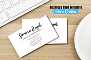Elegant Business Card Template, a Business Card Template by SimoDigitalArt (Thumbnail 5 of 10)