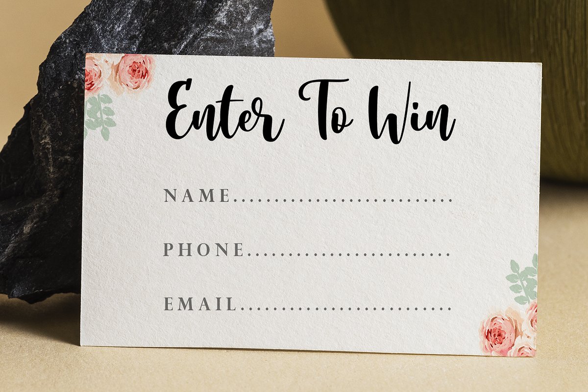 Raffle Ticket Template Enter To Win