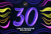 Light Painting Procreate Brushes, a Brush Add-On by Andrew Skoch Design (Thumbnail 8 of 9)