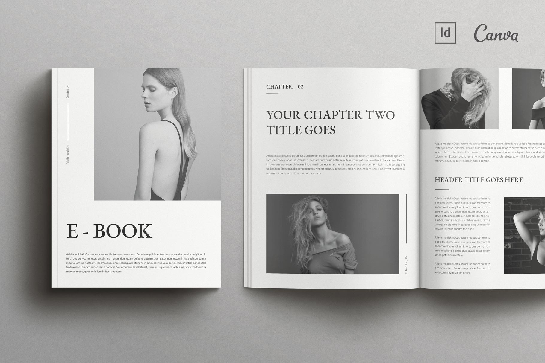 eBook Template CANVA, a Magazine Template by TemplatesForest