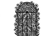 50 Floral French Window Ornament, a Decorative Illustration by Amazin_art (Thumbnail 5 of 24)