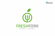 Fresh Fork Logo Template, a Branding & Logo Template by Geelator Studio (Thumbnail 1 of 3)