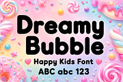 Dreamy Bubble, a Slab Serif Font by Wow Magic (Thumbnail 3 of 4)