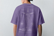 T-Shirt Back Mockup PSD - Male Model, a Shirt Mockup by Rymden_Fl (Thumbnail 4 of 5)