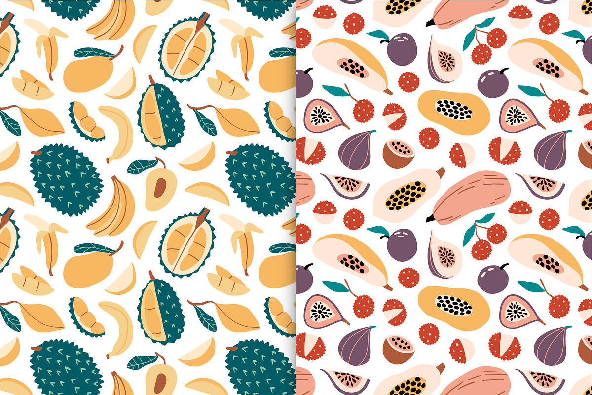 TROPICAL PARADISE patterns and friut, a Pattern Graphic by Lena Nikolaeva (Photo 9 of 16)