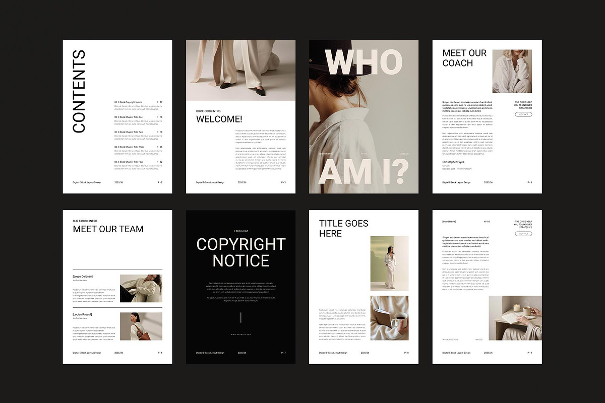 Digital E-Book Layout Design | Canva, a Magazine Template by DesignCrest (Photo 3 of 19)