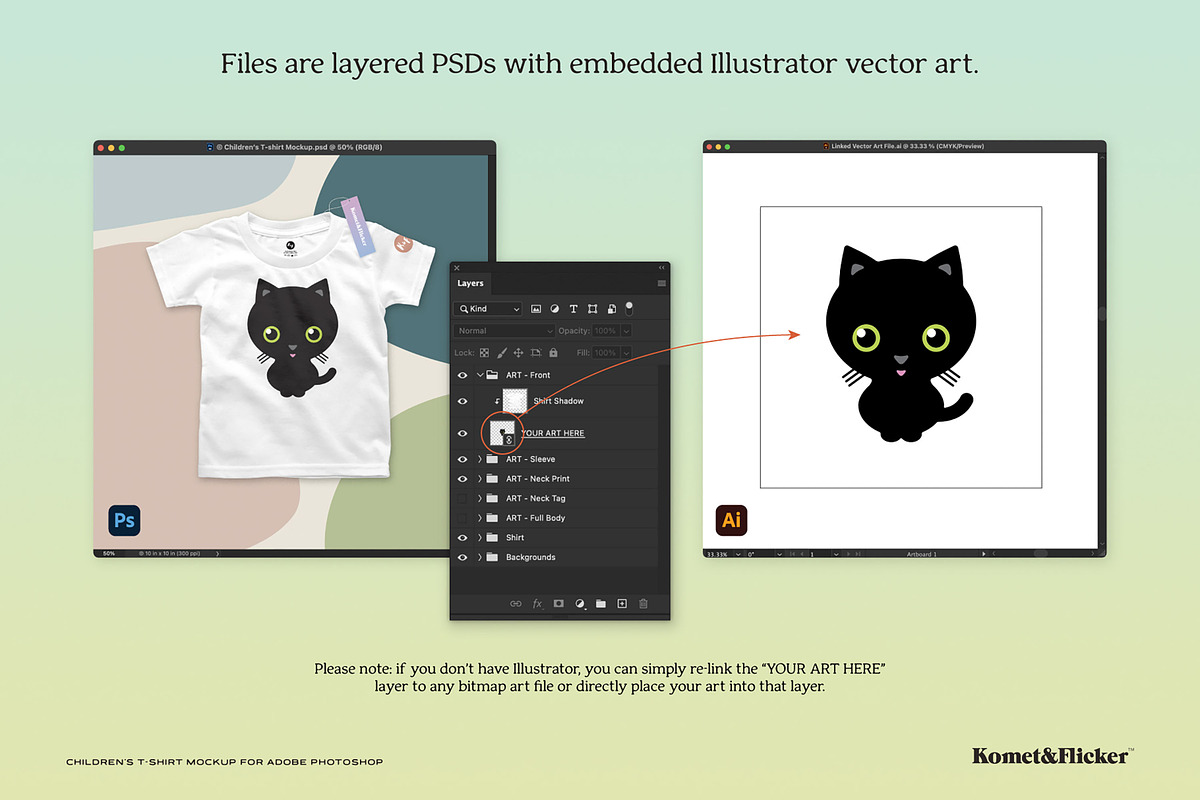 Children’s T-Shirt Mockup, a Shirt Mockup by Komet & Flicker (Photo 6 of 8)