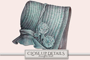 Vintage Bonnet & Hat Clipart, an Illustration by Secret Helper (Thumbnail 7 of 9)