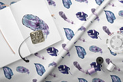 Nightfall Tropics Watercolor Set, an Illustration by Cat In Colour (Thumbnail 3 of 11)