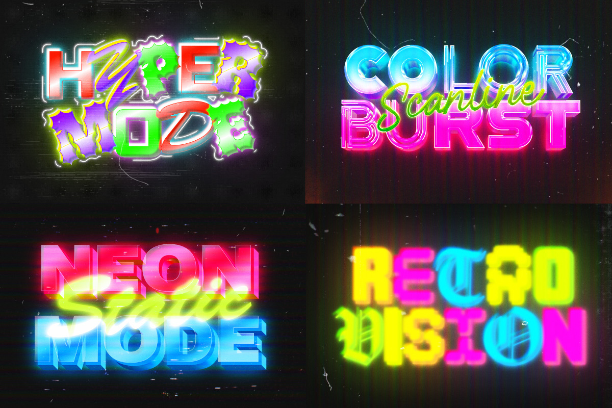 RGB Glow Text Effects, a Layer Style Add-On by Matsero (Photo 4 of 4)