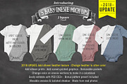 Baby Onesie Mock Ups UPDATE, an Apparel Mockup by JSquarePresents (Thumbnail 1 of 13)