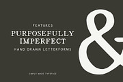 Simply Made Hand Drawn Typeface, a Slab Serif Font by Rachel Kick (Thumbnail 3 of 10)