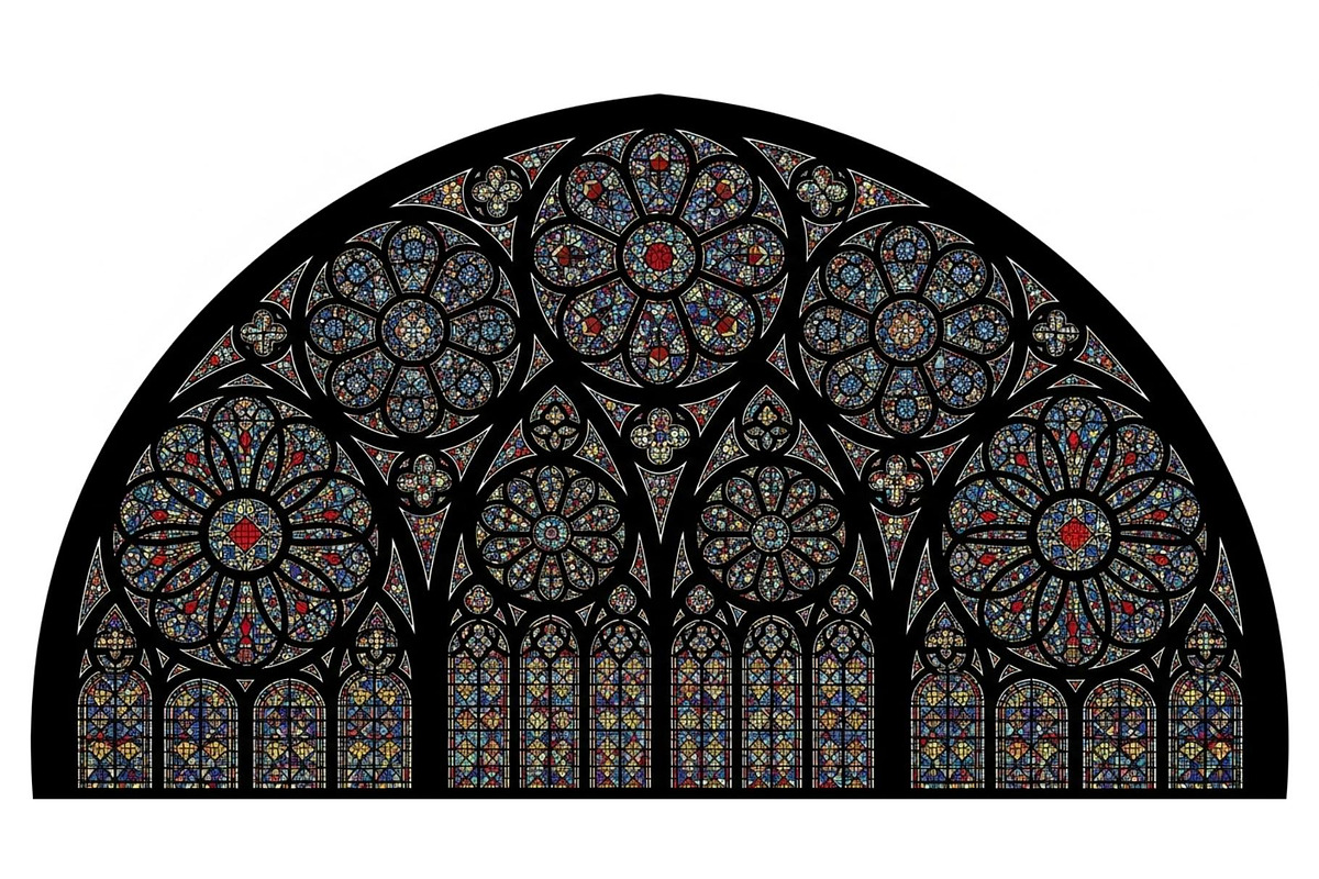 Gothic Church Window Frame Bundle, an Illustration by jahid234 (Photo 2 of 31)