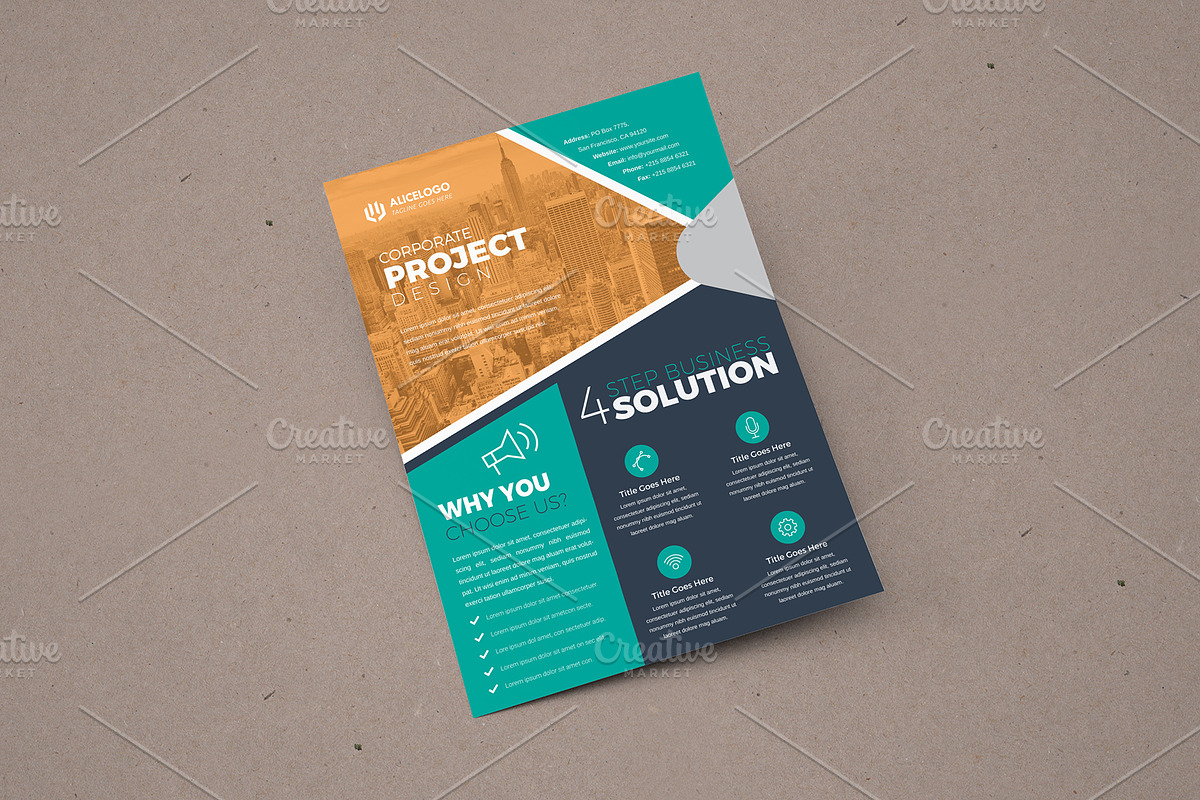 Flyer Template, a Flyer Template by Alice_s (Photo 3 of 4)