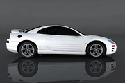 2003 Mitsubishi Eclipse GTS, a Cars & Vehicle 3D Model by valtriiu (Thumbnail 4 of 12)