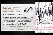 Scratch & Blot: Journal Ledger, a Background Graphic by NiiiNArt (Thumbnail 2 of 9)