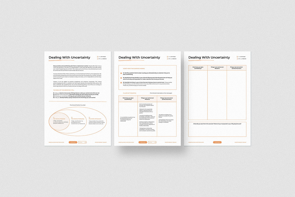 Overthinking and Anxiety Toolkit, a Templates & Theme by AndrewPixel (Photo 9 of 17)