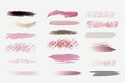 Mauvelous Pink Watercolor Strokes, a Texture Illustration by ClipartBrat Graphics (Thumbnail 2 of 2)