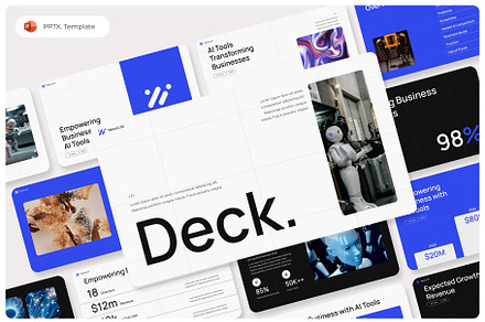 Ai Business deck PowerPoint Template, a Presentation Template by Premast