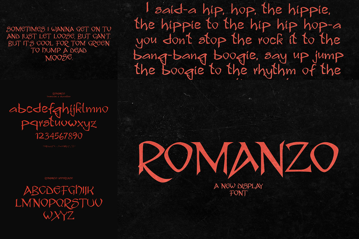 Rebel Font Bundle - 22 Edgy Fonts, a Sans Serif Font by HipFonts (Photo 4 of 9)