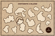 Magic Lands: Vintage Map Creator, a Brush Add-On by pixelbuddha.net (Thumbnail 5 of 12)