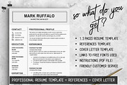 Minimalist RESUME Template CV, a Resume Template by LevelUpResume (Thumbnail 3 of 5)