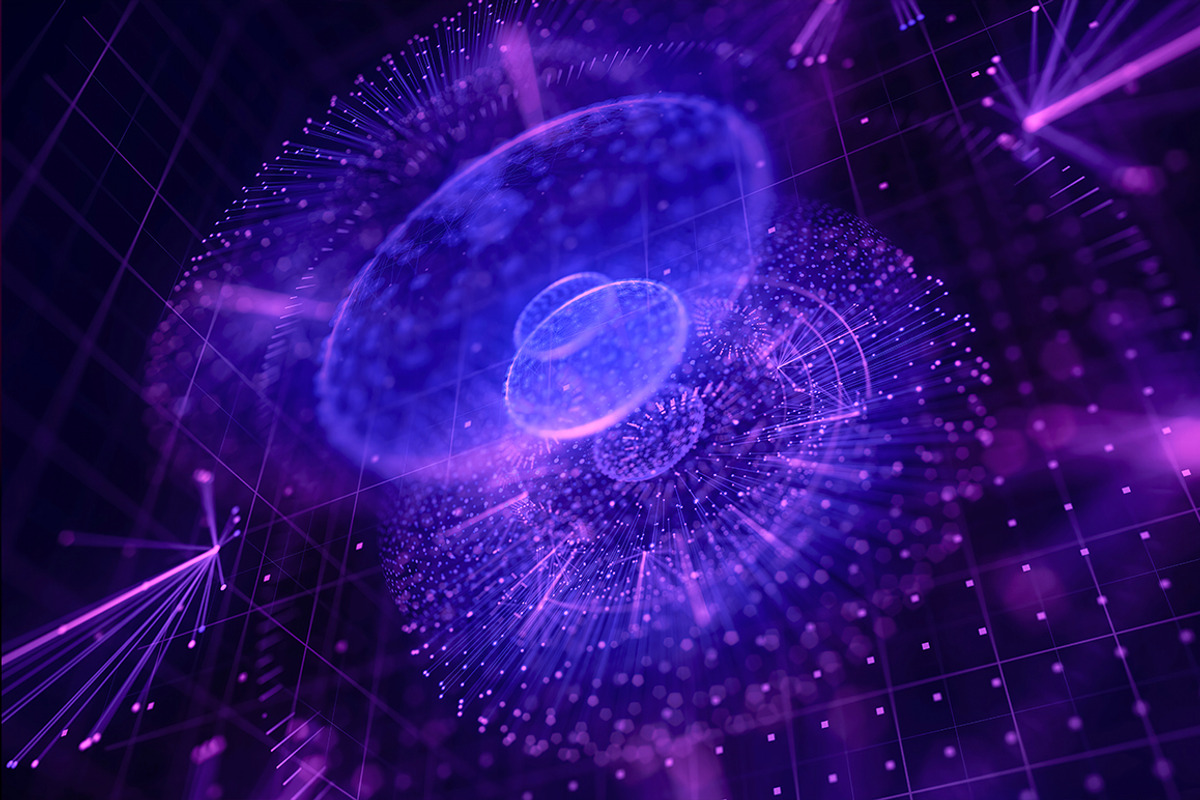 20 Big Data Abstract Backgrounds, a Technology Illustration by Handmadefont (Photo 7 of 19)
