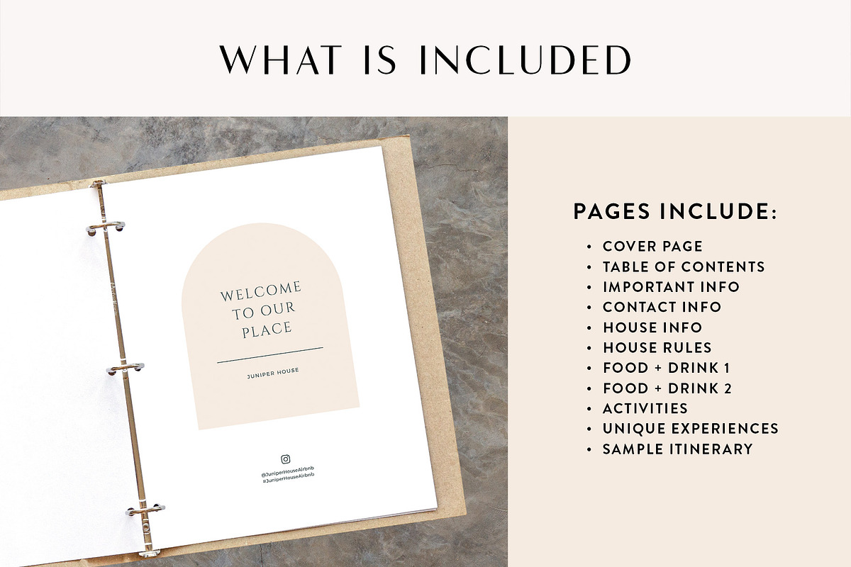Arches Welcome Book for Airbnb Hosts, a Templates & Theme by Kin Studio (Photo 5 of 17)