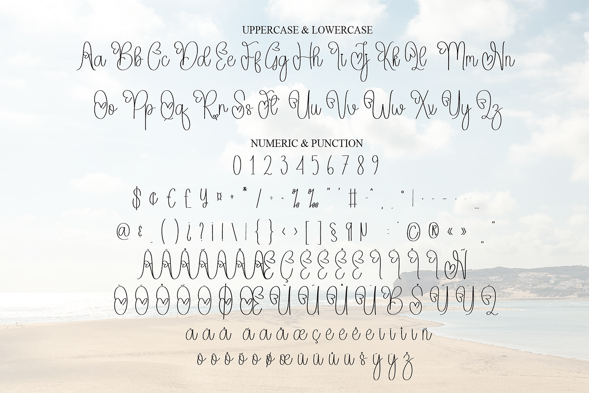 Beach | Script Font, a Handwritten Font by Scratchones (Photo 7 of 9)