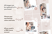 Instagram Puzzle - CANVA Template, a Social Media Template by Tegefeldt Design (Thumbnail 5 of 5)