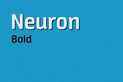 Neuron bold, a Sans Serif Font by sergio (Thumbnail 1 of 3)