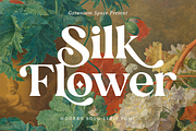 Silk Flower - Modern Serif, a Serif Font by Megi Satyo Widodo (Thumbnail 2 of 26)