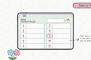 2026 Cute Digital Planner, a Templates & Theme by Sahara (Thumbnail 3 of 5)