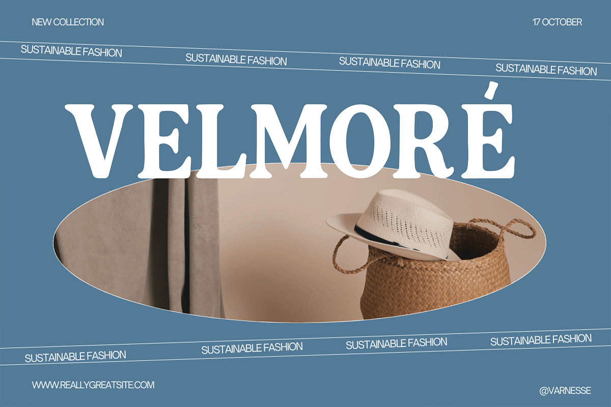 Retrofia – A Modern Retro Typeface, a Serif Font by overlaytemplates (Photo 2 of 5)