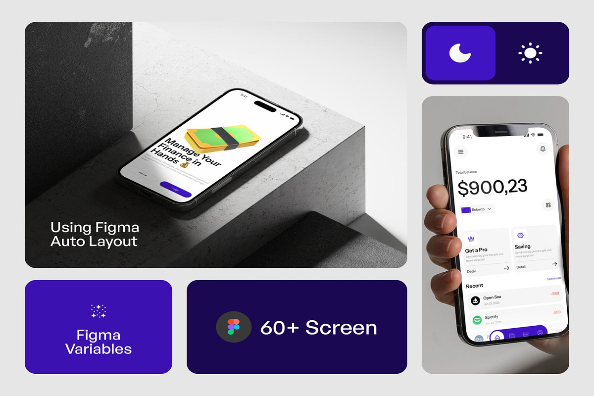 Doney - E-wallet Mobile App UI KIT, an UI Kit Template by Lumina_ui_ux202 (Photo 2 of 7)