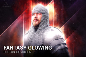 Fantasy Glowing Photoshop Action