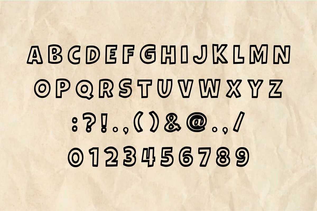 Cute Lines, a Handwritten Font by Fourteen Letter (Photo 4 of 6)