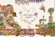 Fragrant garden-great watercolor set, a Decorative Illustration by Pamyatka Shop (Thumbnail 1 of 24)