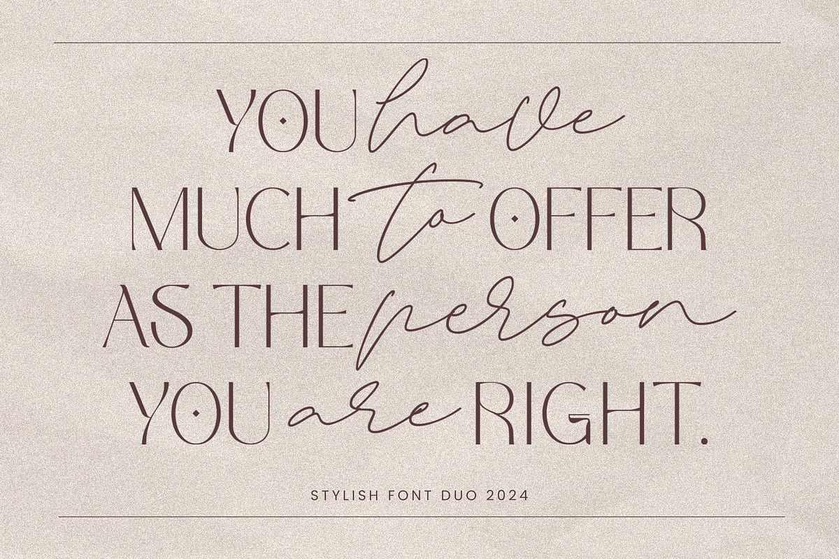 Ragadyan - Modern Duo Font, a Script Font by Inviline.co (Photo 2 of 18)