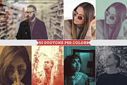 50 Duotone PSD Colors, an Action Add-On by Bato (Thumbnail 1 of 4)