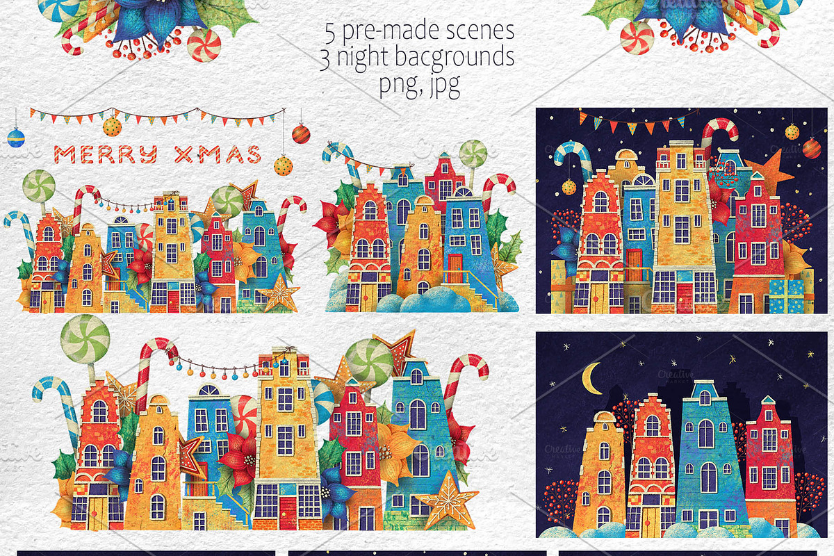 Magical Christmas Street, an Illustration by Daria's Magic World (Photo 4 of 5)