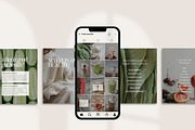 Gut Aesthetic Instagram Posts Canva, a Templates & Theme by Naturopath Hub (Thumbnail 7 of 9)