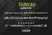 Forqend Brush Advertisement Font, a Script Font by Creatype Studio (Thumbnail 7 of 8)