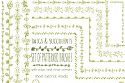 Set of vector patterned brushes-2, a Brush Add-On by Elena Terzi (Thumbnail 1 of 11)