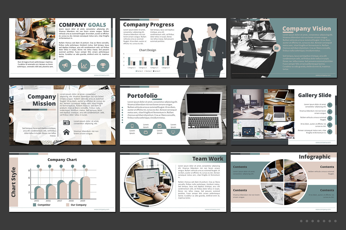 Big Building | PowerPoint Template, a Presentation Template by Tosca ...